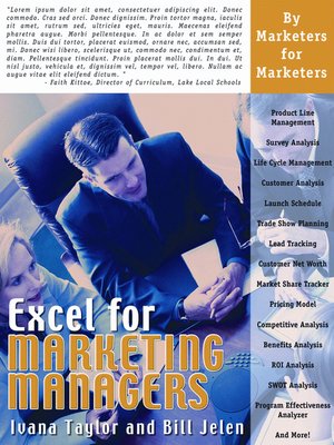 cover image of Excel for Marketing Managers